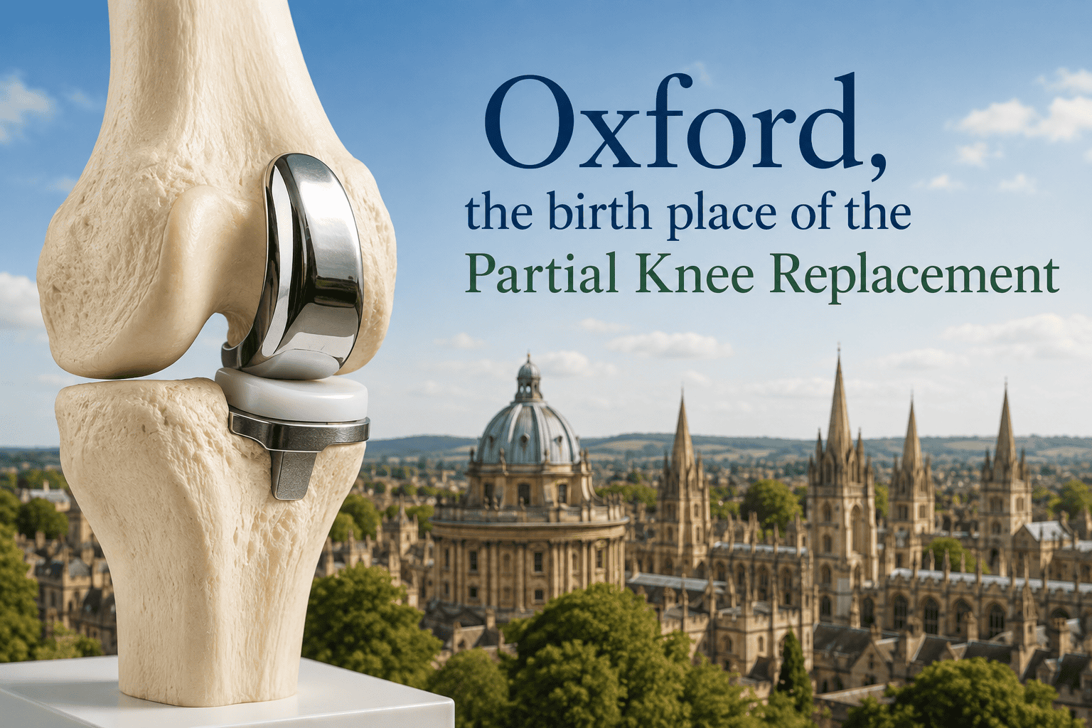 Oxford partial knee replacement